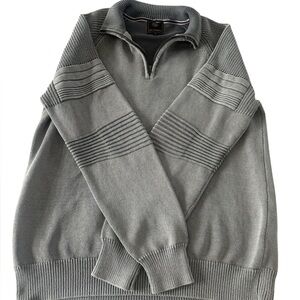 Apt. 9 Men's Gray Zip-Up Sweater